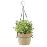 Esschert design - pot � suspendre - l 16, 9 cm x l 16, 3 cm x h 12 cm - livraison gratuite