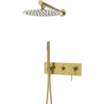 Essebagno - colonne de douche encastre mcanique envol or bross
