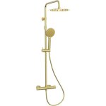 Essebagno - colonne de douche thermostatique luisa or brossé Essebagno - colonne de douche thermostatique luisa or brossé
