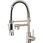 Essebagno - mitigeur évier à douchette logus façon inox Essebagno - mitigeur évier à douchette logus façon inox