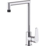 Essebagno - mitigeur évier fangolo façon inox et noir Essebagno - mitigeur évier fangolo façon inox et noir