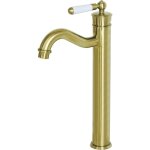 Essebagno - mitigeur lavabo r�tro haut leeds or bross�