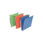 Esselte - dossier suspendu plastique pour armoires fond 30 mm  bouton pression - couleurs assorties ...