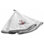 Essuie - main rond en coton 'd�jeuner' 60cm blanc