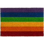 Out of the blue - essuie - pieds arc en ciel pride 60 x 40 cm