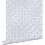 Papier peint motif oriental lilas violet estahome Papier peint motif oriental lilas violet estahome