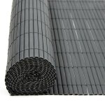 Estexo - brise vue de jardin balcon rsistant en pvc gris / 1, 80 x 4 m