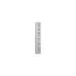 Finori - biblioth�que 6 niches 25x27x191 cm blanc - mitz