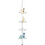 Etagère d'angle de douche - inox - h. 56 / 275 cm Etagère d'angle de douche - inox - h. 56 / 275 cm