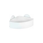 Etagre d'angle douche osimo, tagre angle salle de bain, fixation sans perage static - loc, plastique, ...