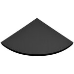 �tag�re d'angle salon chambre design moderne angolo - noir