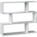 �tag�re biblioth�que bolonia couleur blanc 6 �tag�res, pour salle � manger ou bureau