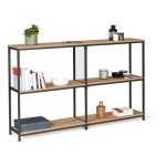 Idmarket - console tagre bibliothque double detroit design industriel