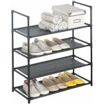 Woltu - etagres  chaussures 4 couches, range - chaussures pour 12 paires de chaussures, meuble  chaussures ...