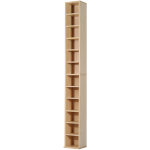 tagre colonne armoire de rangement cd 12 compartiments 21l x 20l x 175h cm capacit max. 204 cd coloris ...