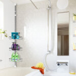 Etagère de douche etagère d'angle serviteurs de douche en acier etag re murale hauteur réglable etagere ... Etagère de douche etagère d'angle serviteurs de douche en acier etag re murale hauteur réglable etagere ...