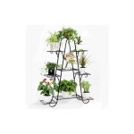 tagre  fleurs fer forg porte plante intrieur extrieur escalier chelle plante fleur avec 9 tablettes ...