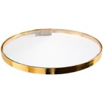 �tag�res flottantes � fixation murale, d�coration murale dor�e, �tag�re suspendue en verre et fer, �tag�re ...