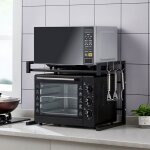 tagre four  micro - ondes extensible tagre de boulangerie robuste en acier au carbone support grille ...