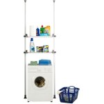 Wenko - etagre pour machine  laver et toilette - h. 165 / 300 cm