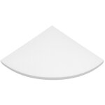�tag�re murale d'angle, noire, 25 x 25 x 1, 8 cm