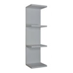 �tag�re murale, biblioth�que flottante, �tag�re murale, gris pierre, 25, 5 x 93 x 23, 7 cm - petite biblioth�q ...
