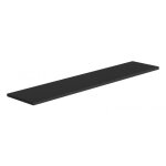 �tag�re murale en bois noir, 96 x 20 x 1, 8 cm - smart