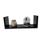 Outile - etagère murale flottante noire 60 cm Outile - etagère murale flottante noire 60 cm