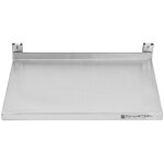 Etagère murale en inox sur crémaillères - l 600 x p 400 mm Etagère murale en inox sur crémaillères - l 600 x p 400 mm
