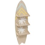 tagre murale planche surf australie 112x37cm beige - atmosphera crateur d'intrieur