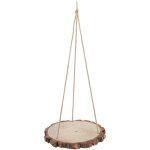 �tag�re murale suspendue en bois naturel et corde de chanvre style r�tro rustique diy d�co maison / jardin ...