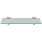 tagre murale verre, tablette en verre de salle de bain 40 x 10 cm 8 mm givr