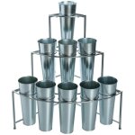 Atmosphera - prsentoir + 9 caches pots crateur d'intrieur