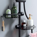 Etagère et rangement de douche - lot de 2 Étagère douche sans percage inox, Étagère salle de bain télescopique ... Etagère et rangement de douche - lot de 2 Étagère douche sans percage inox, Étagère salle de bain télescopique ...