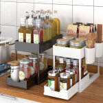 Sifree - etagere de rangement sous evier rack avec tiroir coulissant pour cuisine et salle de bain - ...