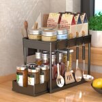 Haloyo - etagere de rangement sous evier rack avec tiroir coulissant pour cuisine et salle de bain - ...