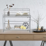 Etagere de rangement sous evier rack avec tiroir coulissant pour cuisine et salle de bain - 2 niveaux ...
