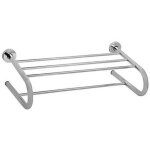 �tag�re porte - serviettes en acier mod c dimensions : chrome