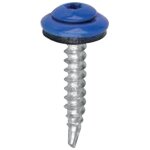 Etanco - vis de bardage acier c�ment� t�te cylindrique bomb�e torx laqu�e belvis bois, jaune sable ral1015 ...