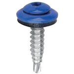 Etanco - vis de couturage acier c�ment� t�te cylindrique bomb�e torx laqu�e belvis bois, blanc ral 9010 ...