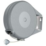 Etendage ext�rieur, corde � linge r�tractable enroulable, corde � linge murale r�tractable pour jardin ...