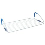 Msv - etendoir balcon 10m acier ajustable coloris assortis