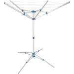 tendoir  linge avec pied en aluminium pliable 102 x 102 x 160 cm