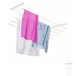 Etendoir a linge au plafond avec tiges en acier, pratique systeme de sechage suspended pour maximiser ...