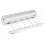Etendoir mural extensible, sechoir linge mural avec 5 fils de 3, 75 mètres, etendoir a linge pour intérieur ... Etendoir mural extensible, sechoir linge mural avec 5 fils de 3, 75 mètres, etendoir a linge pour intérieur ...