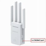 Ethernet extender wireless router wifi signal repeater maxtech lv - wr09