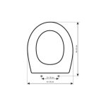 Etoos - 02554108 mideo tapa wc jacob delafon blanco - ref: 02554108