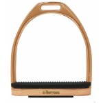 Etriers en acier inoxydable avec finition or rose avec base de 12 cm