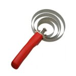 Étrille métallique ronde rouge Étrille métallique ronde rouge
