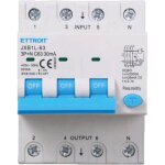 Ettroit jx266361 disjoncteur diff�rentiel 3p + n 63a 30ma 380v - 6ka - 4 modules din